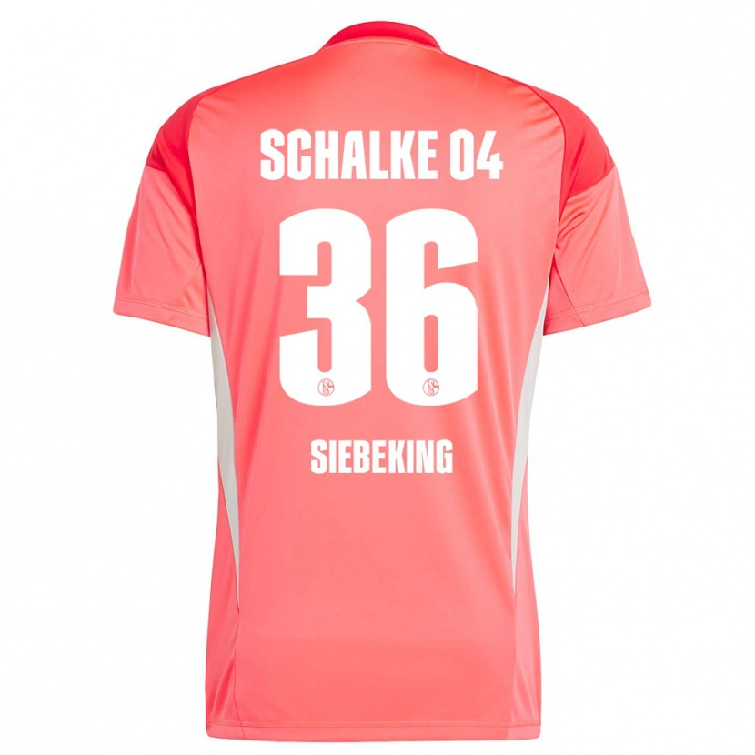 Danxen Herren Johannes Siebeking #36 Trikot Korallenrot Torwarttrikot 2025/26 Österreich