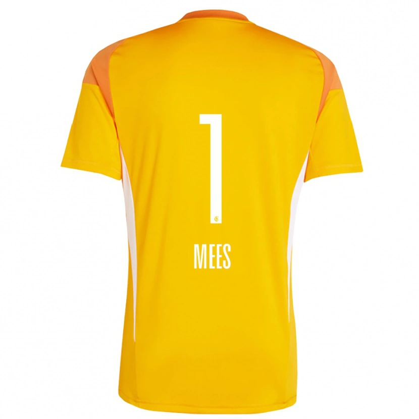 Danxen Herren Alexander Mees #1 Trikot Gelb Orange Torwarttrikot 2025/26 Österreich