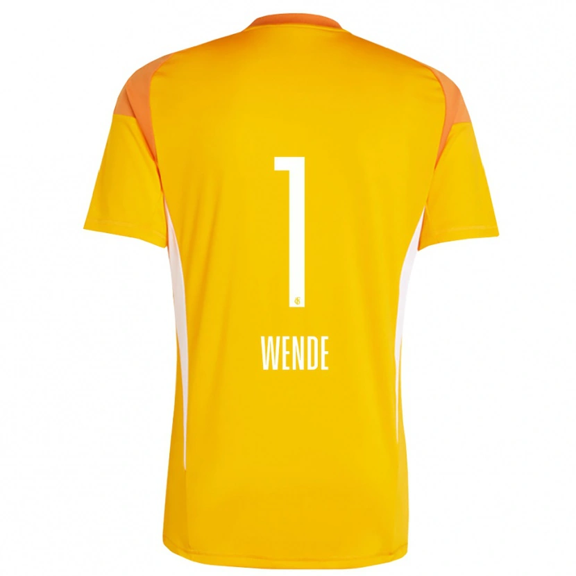 Danxen Herren Johanna Wende #1 Trikot Gelb Orange Torwarttrikot 2025/26 Österreich