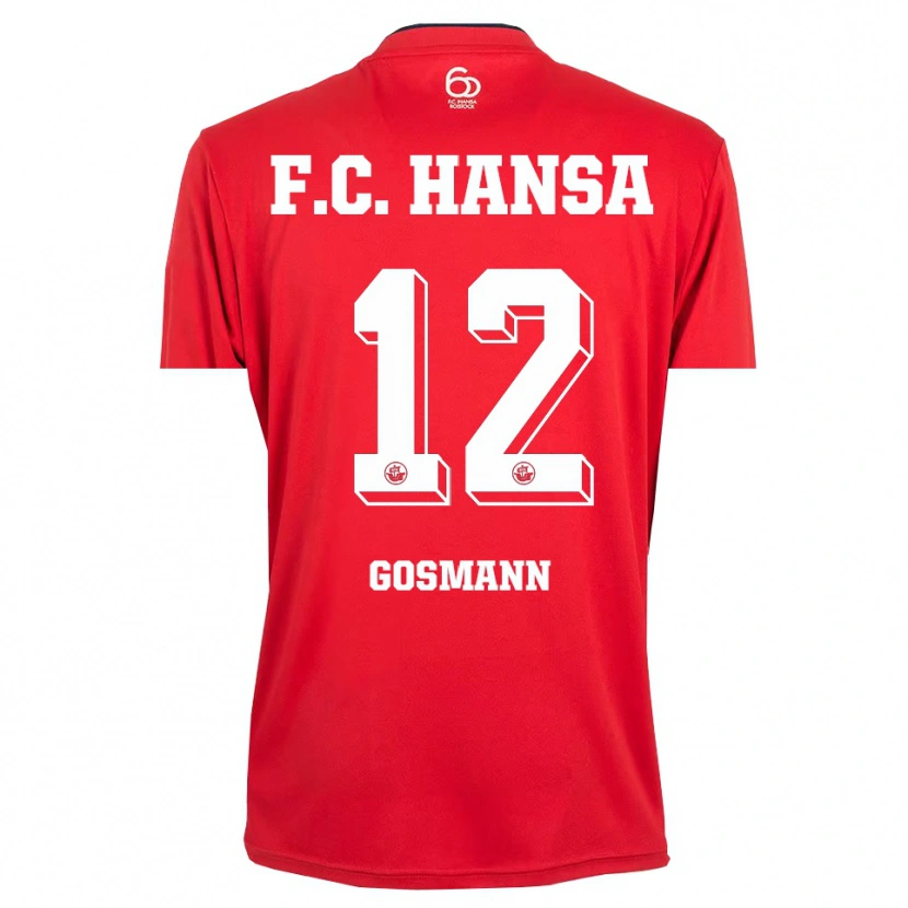 Danxen Herren Hermann Gosmann #12 Trikot Rot Weiß Torwarttrikot 2025/26 Österreich