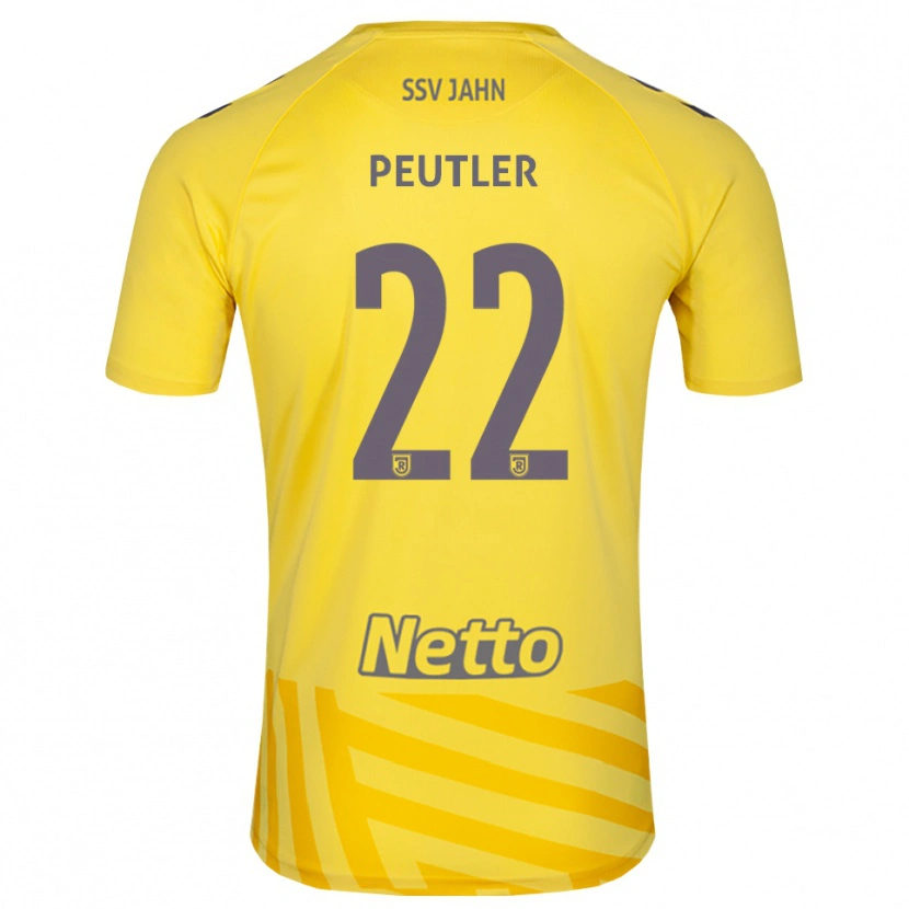 Danxen Herren Julio Peutler #22 Trikot Gelb Grau Torwarttrikot 2025/26 Österreich
