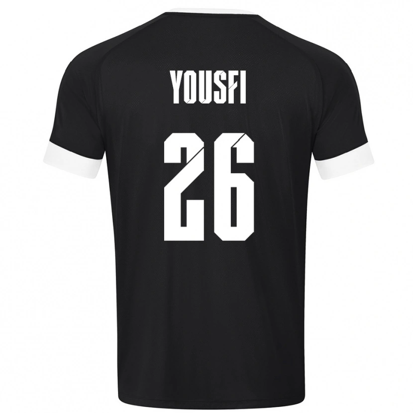 Danxen Herren Elias Yousfi #26 Trikot Schwarz Weiß Torwarttrikot 2025/26 Österreich