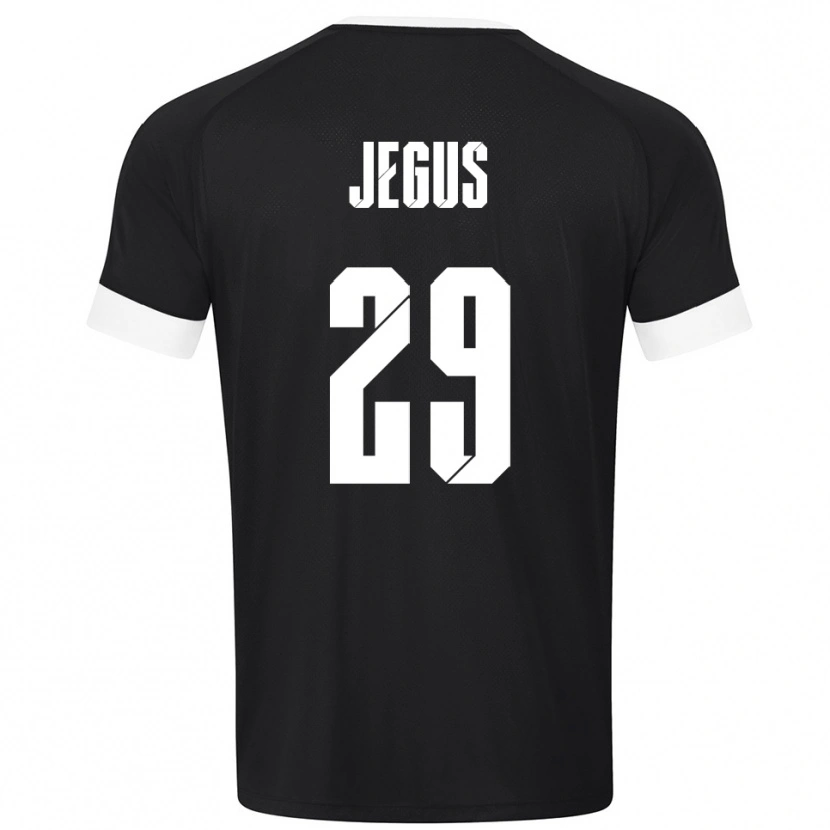 Danxen Herren Leonard Jegus #29 Trikot Schwarz Weiß Torwarttrikot 2025/26 Österreich
