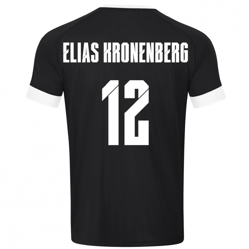 Danxen Herren Sebastian Elias Kronenberg #12 Trikot Schwarz Weiß Torwarttrikot 2025/26 Österreich