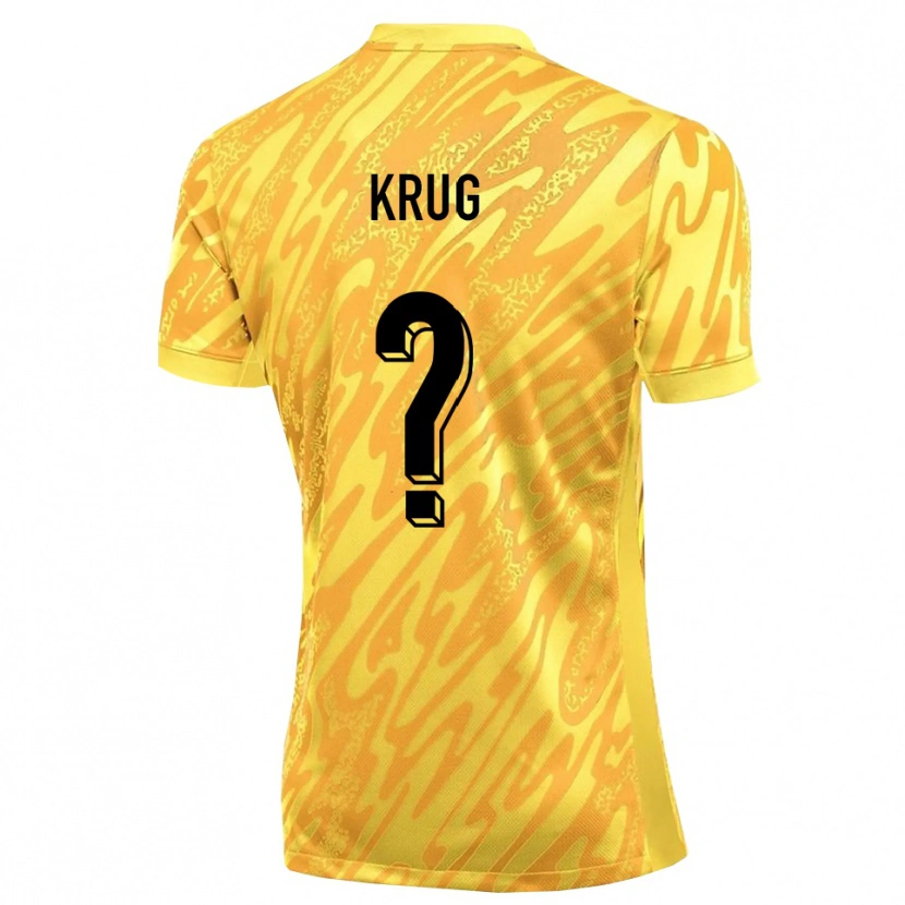 Danxen Herren Jannis Krug #0 Trikot Gelb Orange Torwarttrikot 2025/26 Österreich
