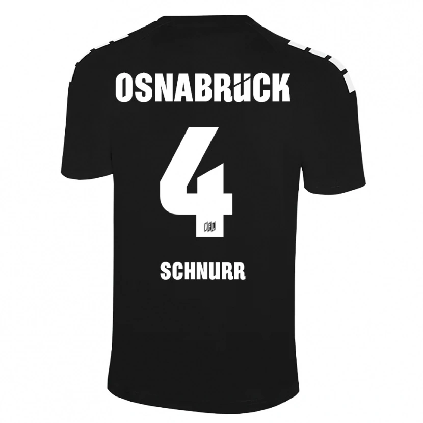 Danxen Herren Maxim Schnurr #4 Trikot Schwarz Weiß Torwarttrikot 2025/26 Österreich