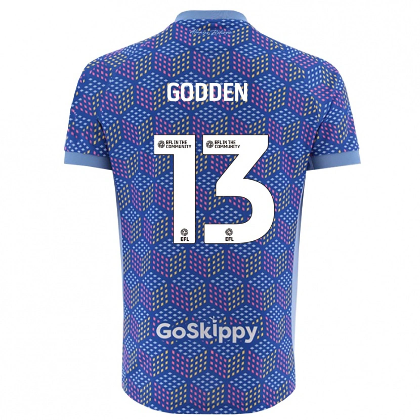 Danxen Herren Freddie Godden #13 Trikot Blau Schwarz Torwarttrikot 2025/26 Österreich
