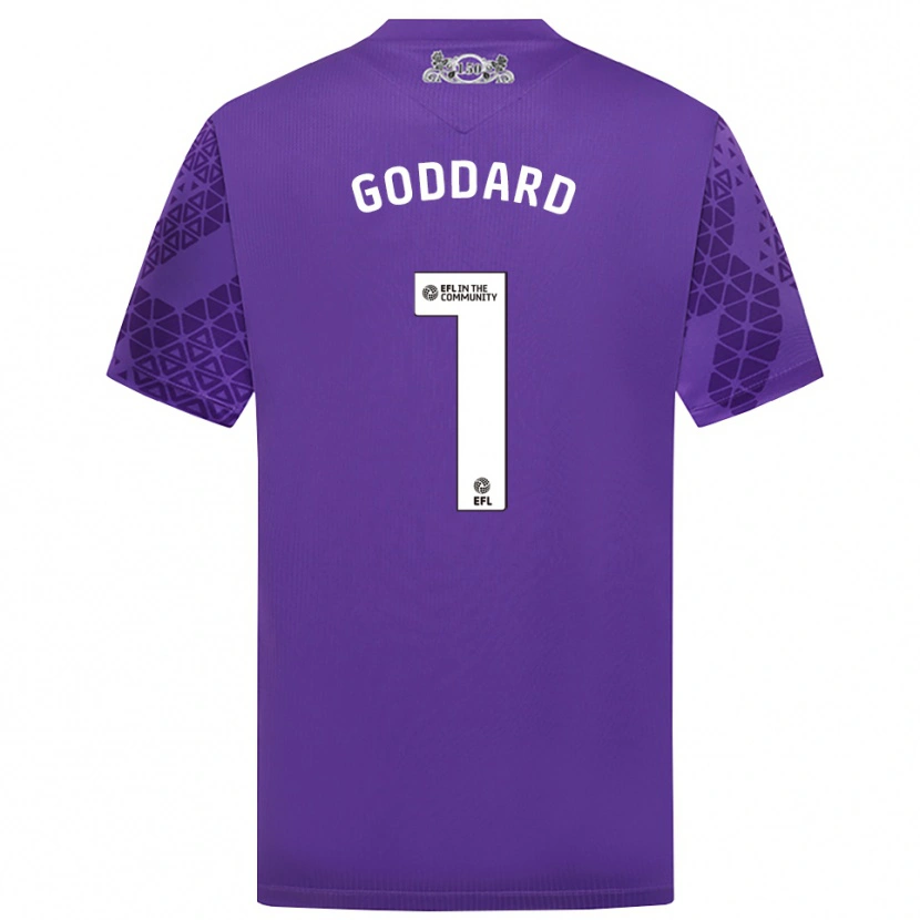 Danxen Herren Felix Goddard #1 Trikot Violett Weiß Torwarttrikot 2025/26 Österreich