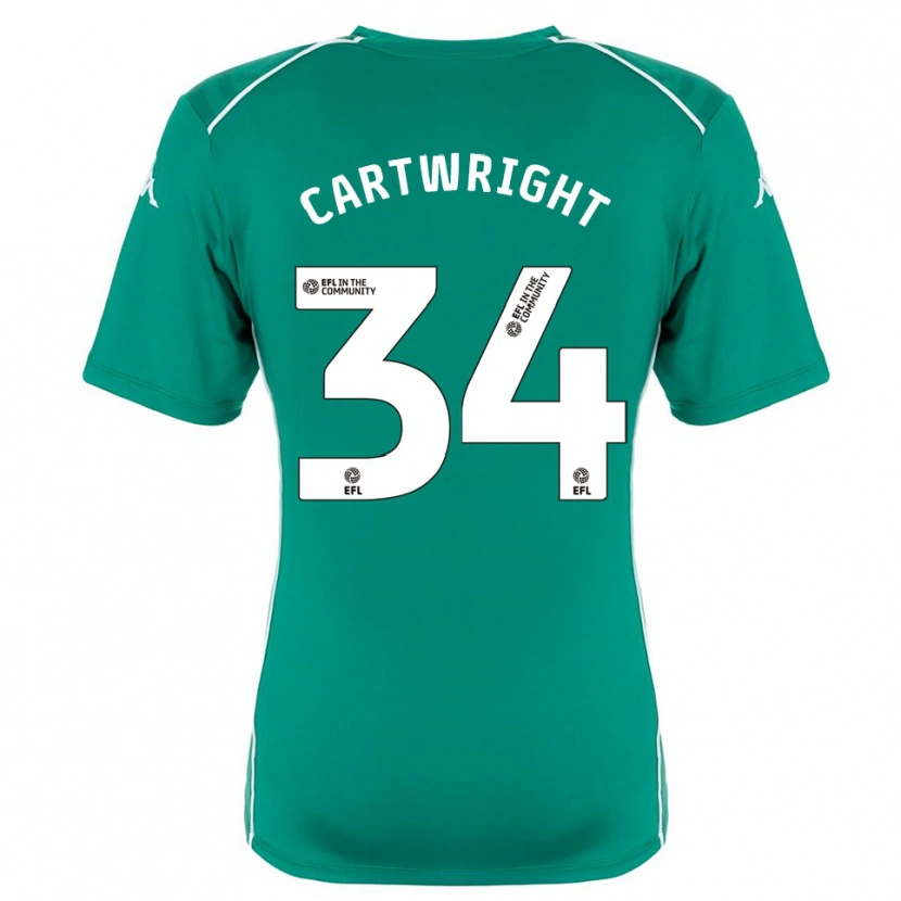Danxen Herren Harvey Cartwright #34 Trikot Grün Weiß Torwarttrikot 2025/26 Österreich