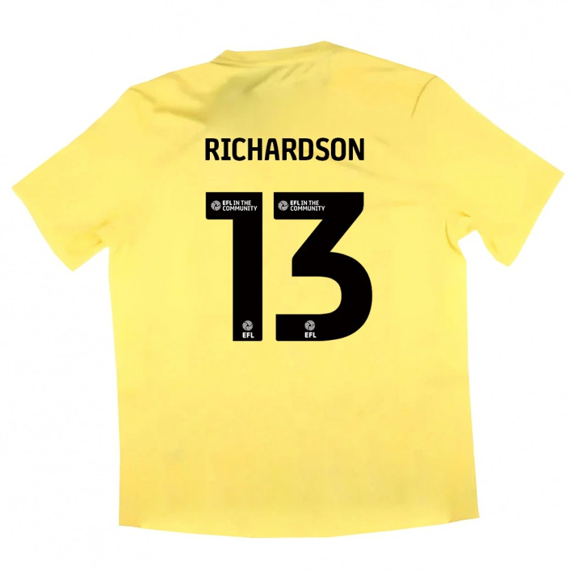 Danxen Herren Joseph Richardson #13 Trikot Gelb Schwarz Torwarttrikot 2025/26 Österreich