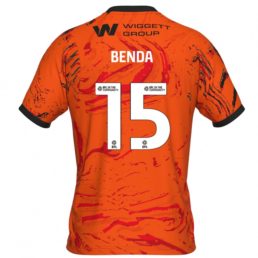 Danxen Herren Steven Benda #15 Trikot Orange Schwarz Torwarttrikot 2025/26 Österreich