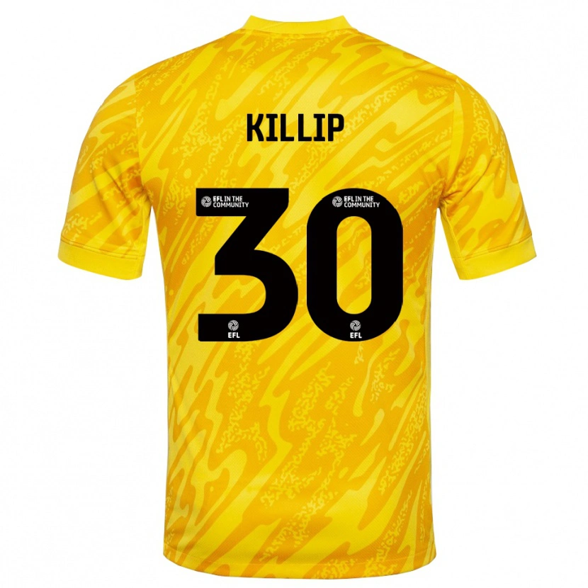Danxen Herren Ben Killip #30 Trikot Gelb Schwarz Torwarttrikot 2025/26 Österreich