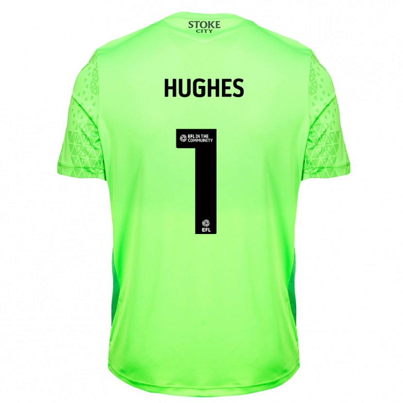 Danxen Herren Jonny Hughes #1 Trikot Grün Schwarz Torwarttrikot 2025/26 Österreich