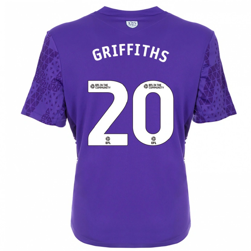 Danxen Herren Josh Griffiths #20 Trikot Violett Weiß Torwarttrikot 2025/26 Österreich