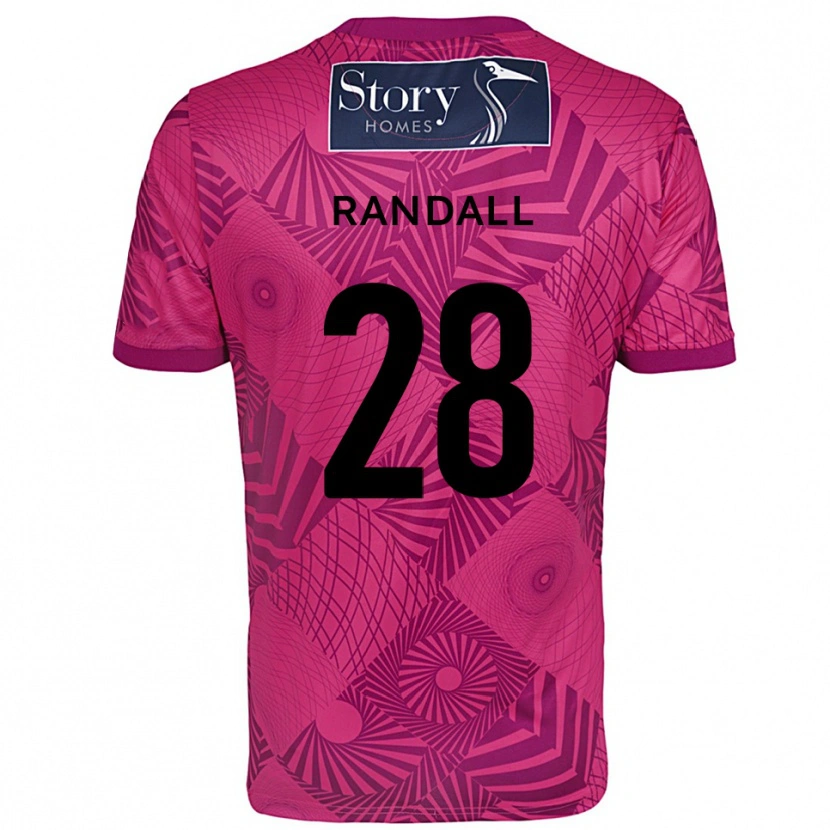 Danxen Herren Thomas Randall #28 Trikot Violett Magenta Torwarttrikot 2025/26 Österreich
