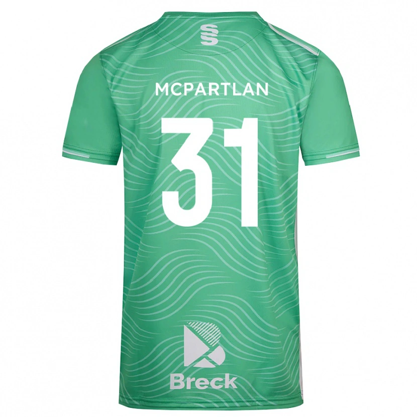 Danxen Herren Cian McPartlan #31 Trikot Mittel Türkis Torwarttrikot 2025/26 Österreich