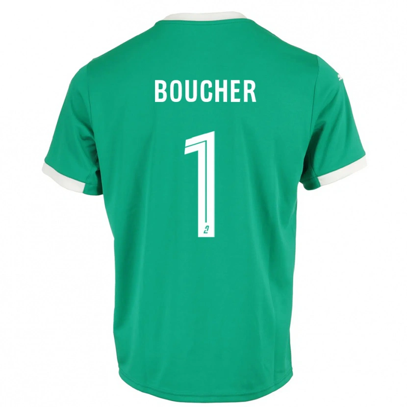 Danxen Herren Zacharie Boucher #1 Trikot Grün Weiß Torwarttrikot 2025/26 Österreich
