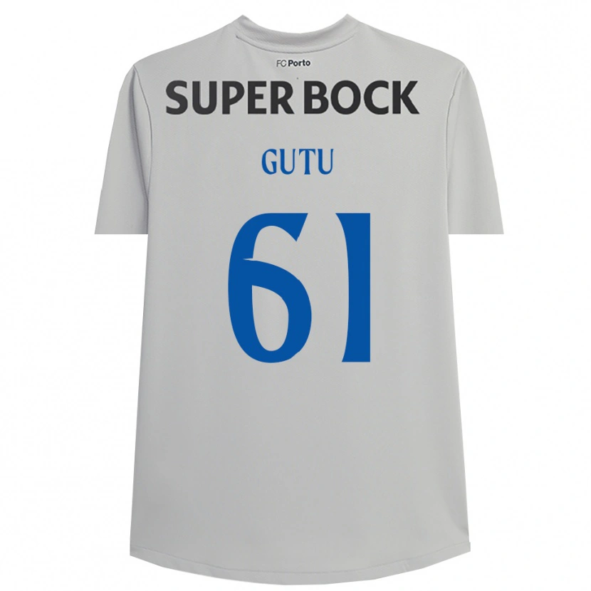 Danxen Herren Denis Gutu #61 Trikot Hellgrau Schwarz Torwarttrikot 2025/26 Österreich