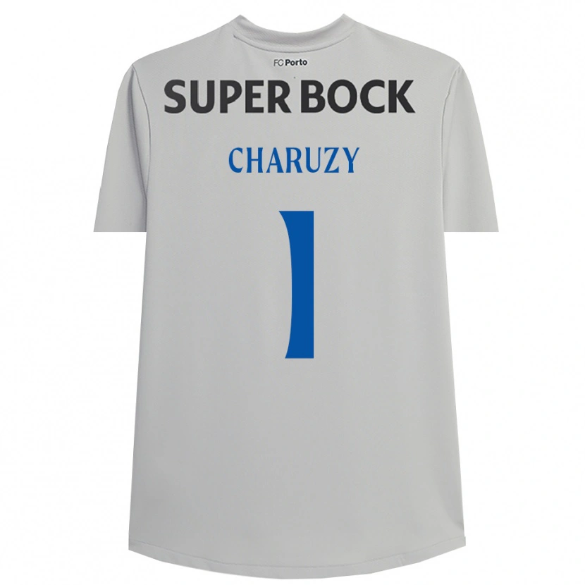 Danxen Herren Hubert Charuzy #1 Trikot Hellgrau Schwarz Torwarttrikot 2025/26 Österreich
