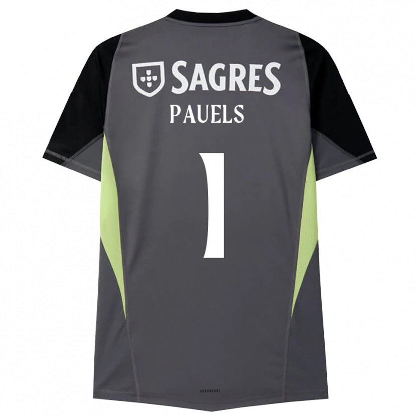 Danxen Herren Lena Pauels #1 Trikot Dunkelgrau Schwarz Torwarttrikot 2025/26 Österreich
