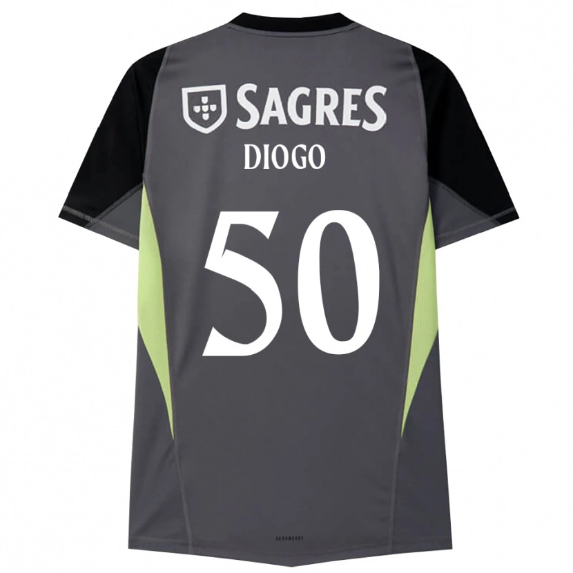Danxen Herren Diogo Ferreira #50 Trikot Dunkelgrau Schwarz Torwarttrikot 2025/26 Österreich
