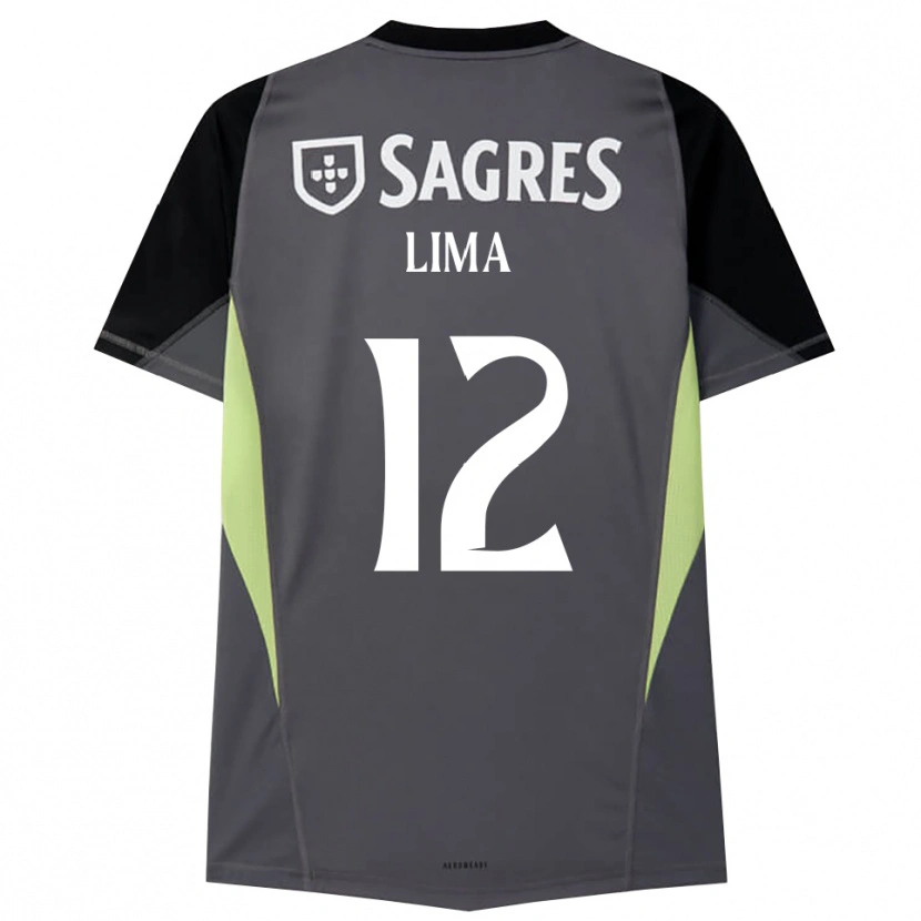 Danxen Herren Thaís Lima #12 Trikot Dunkelgrau Schwarz Torwarttrikot 2025/26 Österreich