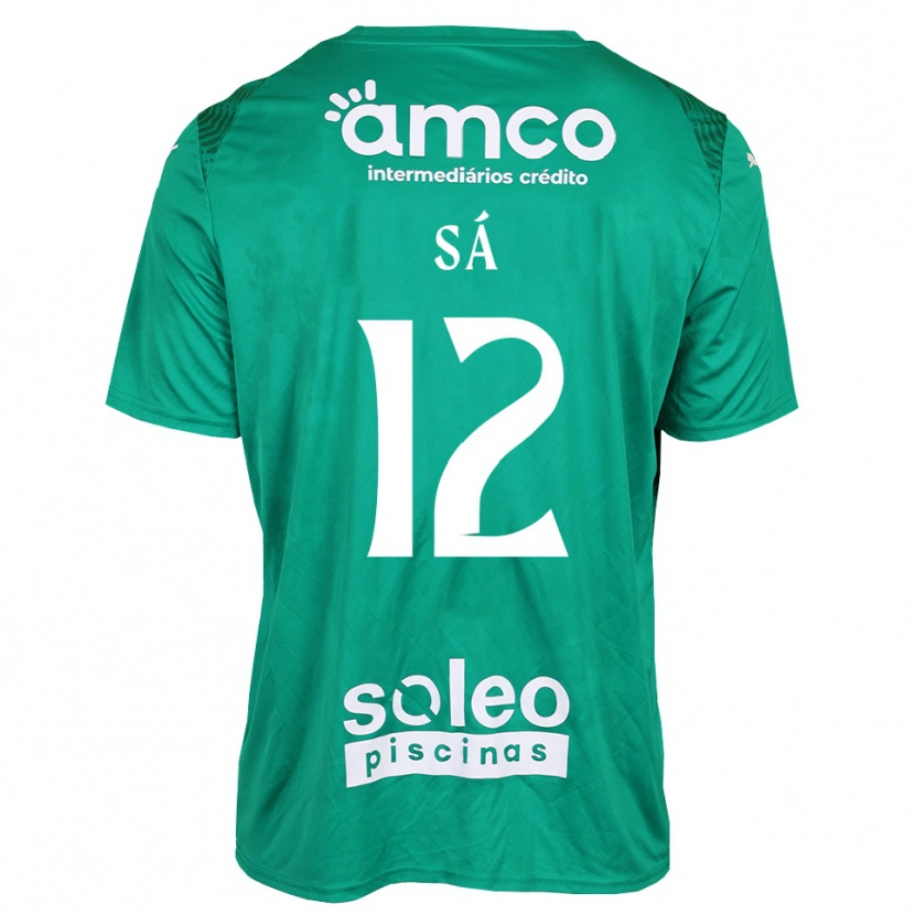 Danxen Herren Tiago Sá #12 Trikot Grün Weiß Torwarttrikot 2025/26 Österreich