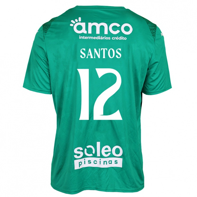 Danxen Herren Matheus Santos #12 Trikot Grün Weiß Torwarttrikot 2025/26 Österreich