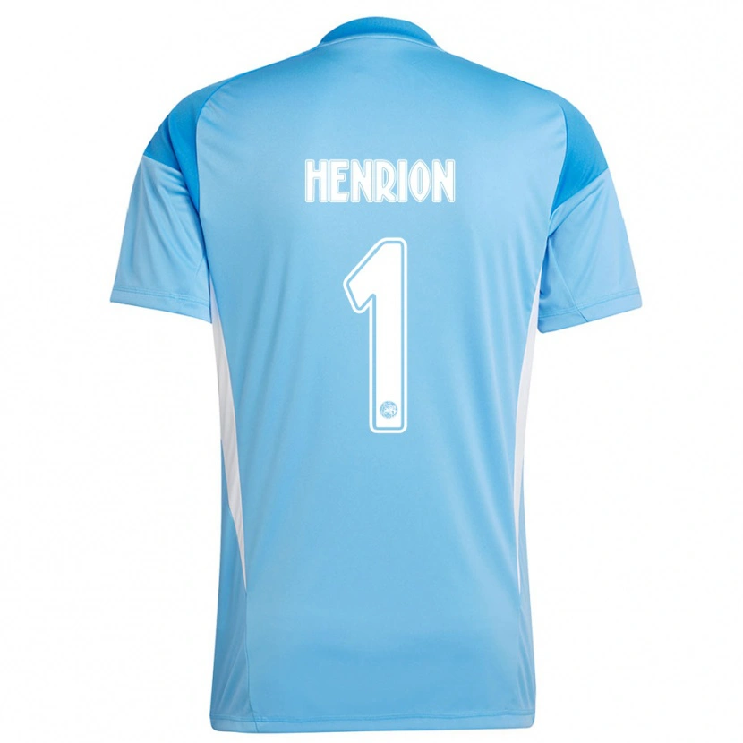 Danxen Herren Martin Henrion #1 Trikot Hellblau Weiß Torwarttrikot 2025/26 Österreich