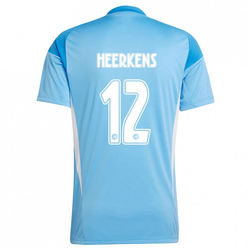 Danxen Herren Joeri Heerkens #12 Trikot Hellblau Weiß Torwarttrikot 2025/26 Österreich