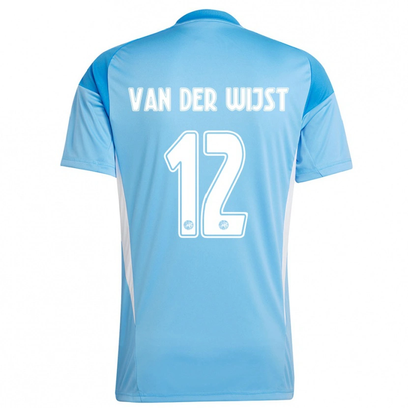 Danxen Herren Giovanni van der Wijst #12 Trikot Hellblau Weiß Torwarttrikot 2025/26 Österreich