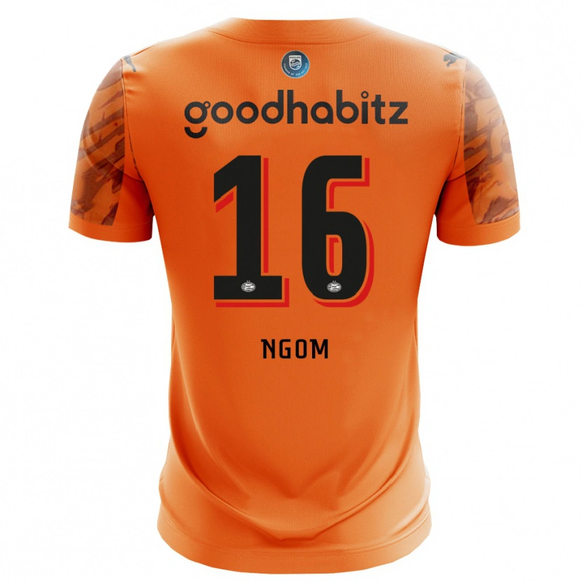 Danxen Herren Khadim Ngom #16 Trikot Orange Schwarz Torwarttrikot 2025/26 Österreich