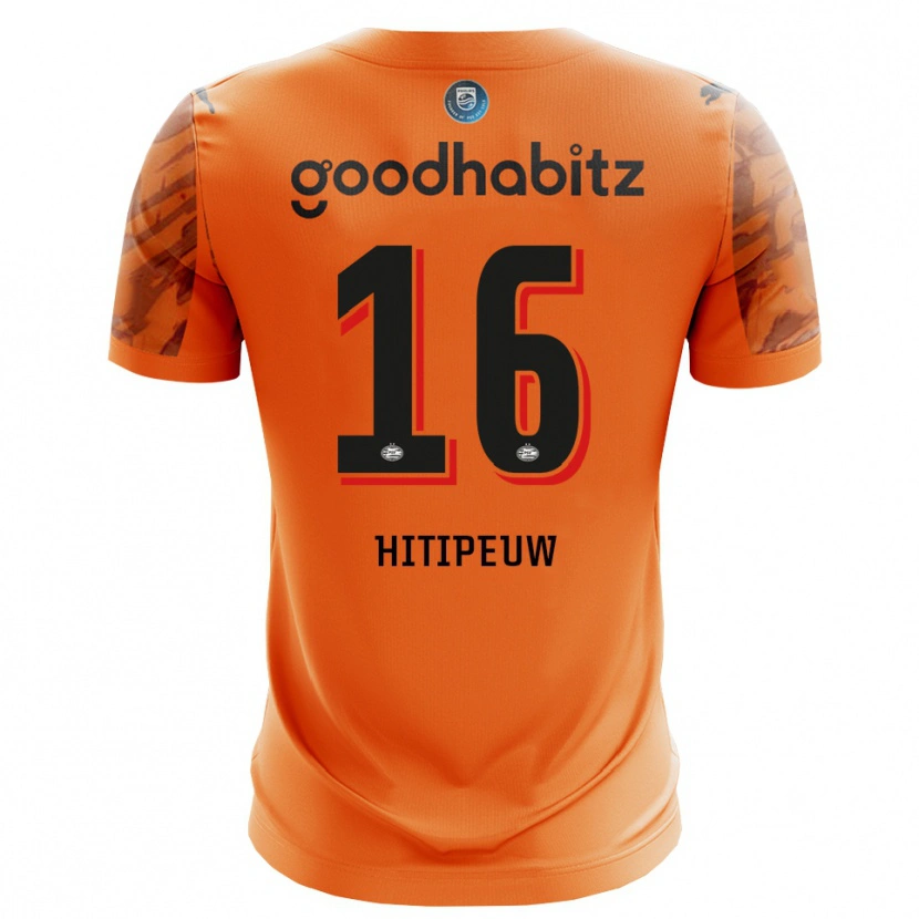 Danxen Herren Thaliro Hitipeuw #16 Trikot Orange Schwarz Torwarttrikot 2025/26 Österreich