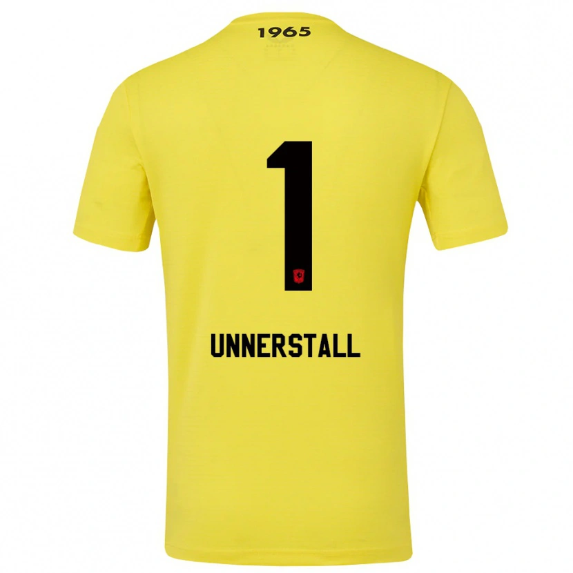 Danxen Herren Lars Unnerstall #1 Trikot Gelb Schwarz Torwarttrikot 2025/26 Österreich