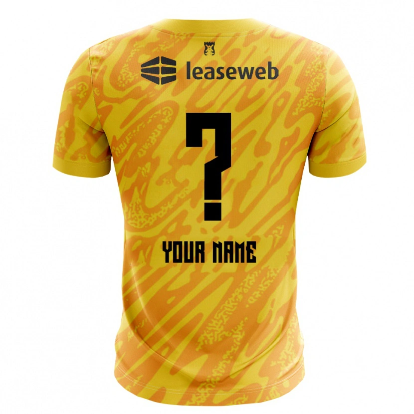 Danxen Herren AZ Alkmaar Trikot Orange Gelb Schwarz Torwarttrikot 2025/26 Österreich