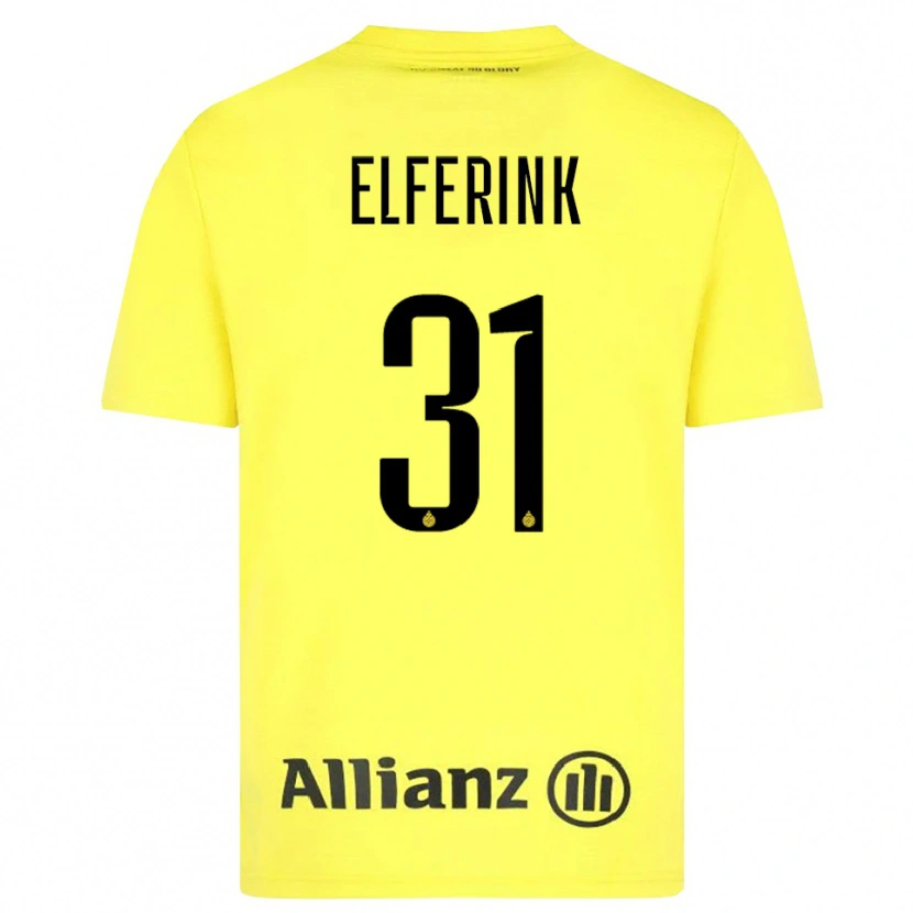 Danxen Herren Marie Elferink #31 Trikot Gelb Schwarz Torwarttrikot 2025/26 Österreich