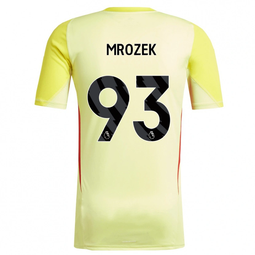 Danxen Herren Fabian Mrozek #93 Trikot Gelb Rot Torwarttrikot 2025/26 Österreich