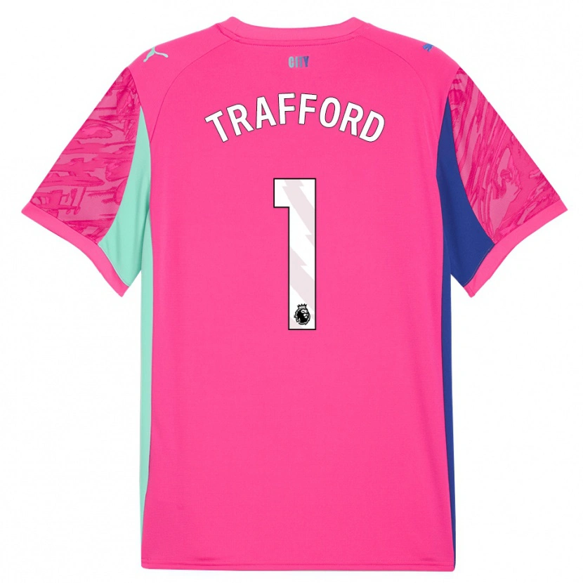 Danxen Herren James Trafford #1 Trikot Rosenrosa Torwarttrikot 2025/26 Österreich