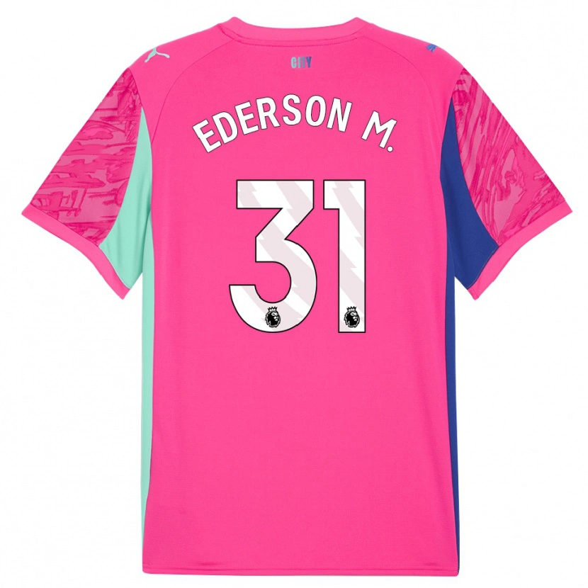 Danxen Herren Ederson #31 Trikot Rosenrosa Torwarttrikot 2025/26 Österreich