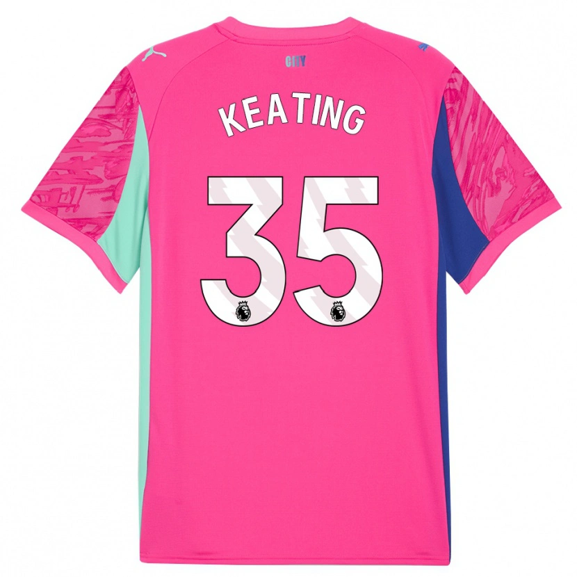 Danxen Herren Khiara Keating #35 Trikot Rosenrosa Torwarttrikot 2025/26 Österreich
