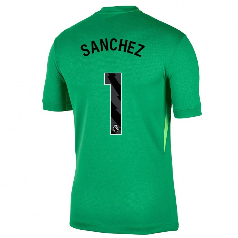 Danxen Herren Robert Sánchez #1 Trikot Grün Schwarz Torwarttrikot 2025/26 Österreich