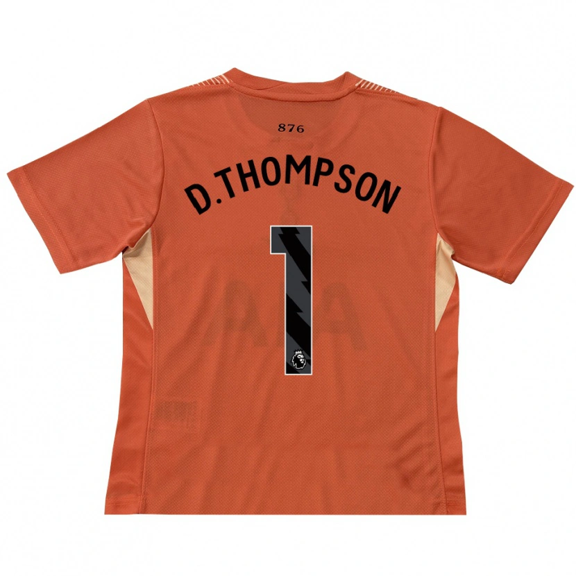 Danxen Herren Dylan Thompson #1 Trikot Orange Schwarz Torwarttrikot 2025/26 Österreich