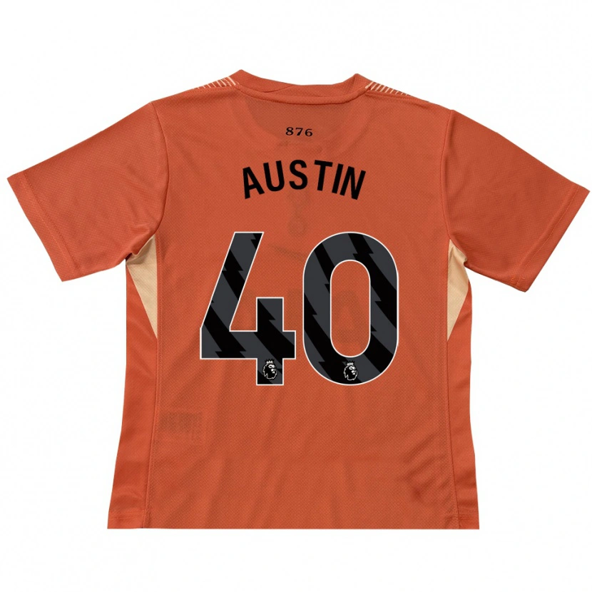 Danxen Herren Brandon Austin #40 Trikot Orange Schwarz Torwarttrikot 2025/26 Österreich