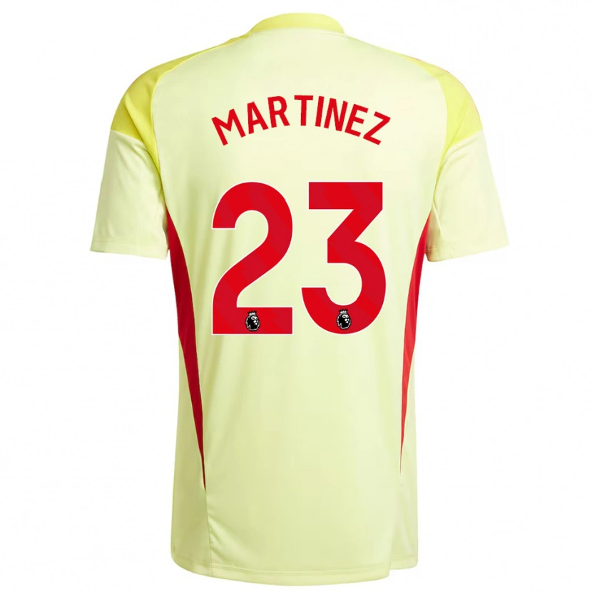 Danxen Herren Emiliano Martínez #23 Trikot Hellgelb Torwarttrikot 2025/26 Österreich