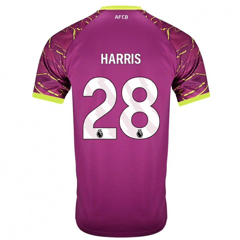 Danxen Herren Charlotte Harris #28 Trikot Dunkles Magenta Torwarttrikot 2025/26 Österreich