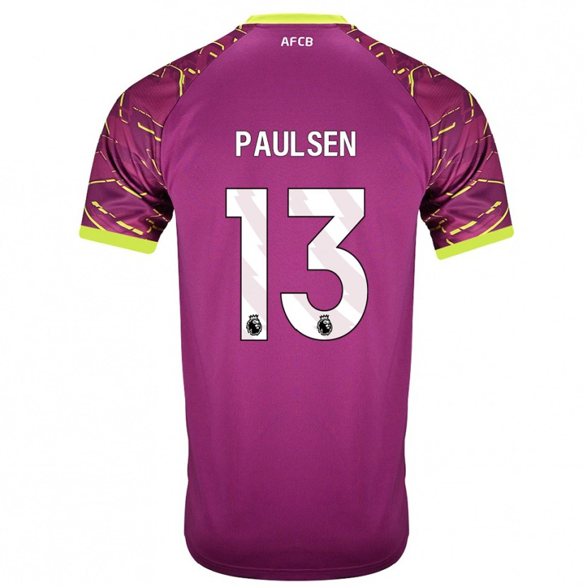 Danxen Herren Alex Paulsen #13 Trikot Dunkles Magenta Torwarttrikot 2025/26 Österreich