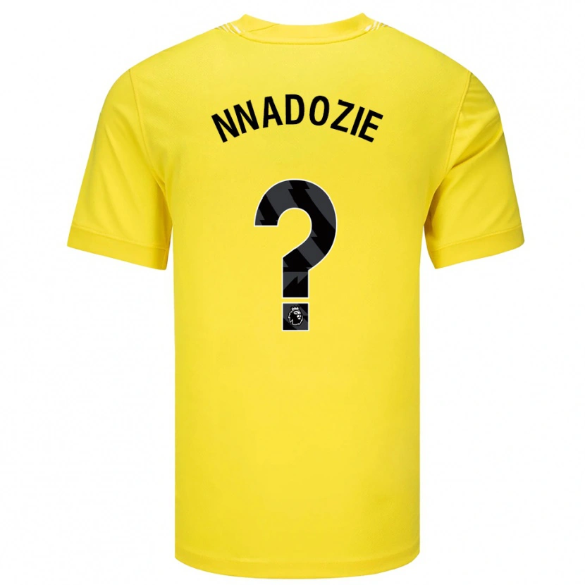 Danxen Herren Chiamaka Nnadozie #0 Trikot Gelb Schwarz Torwarttrikot 2025/26 Österreich