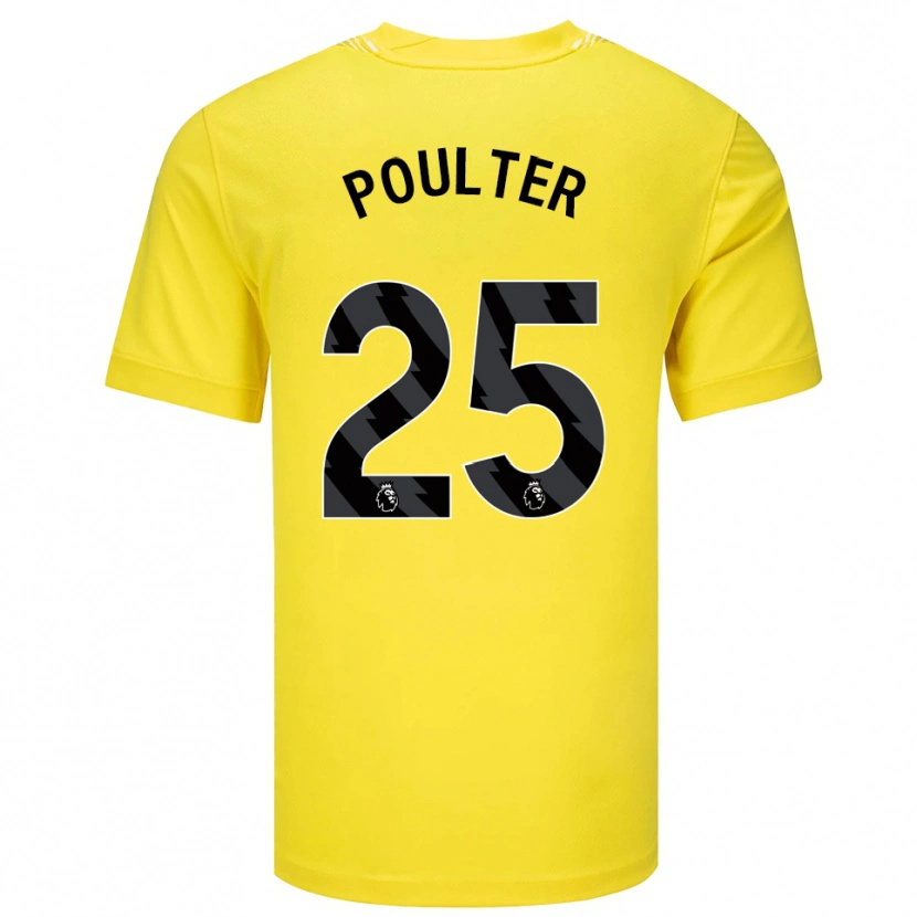 Danxen Herren Hannah Poulter #25 Trikot Gelb Schwarz Torwarttrikot 2025/26 Österreich