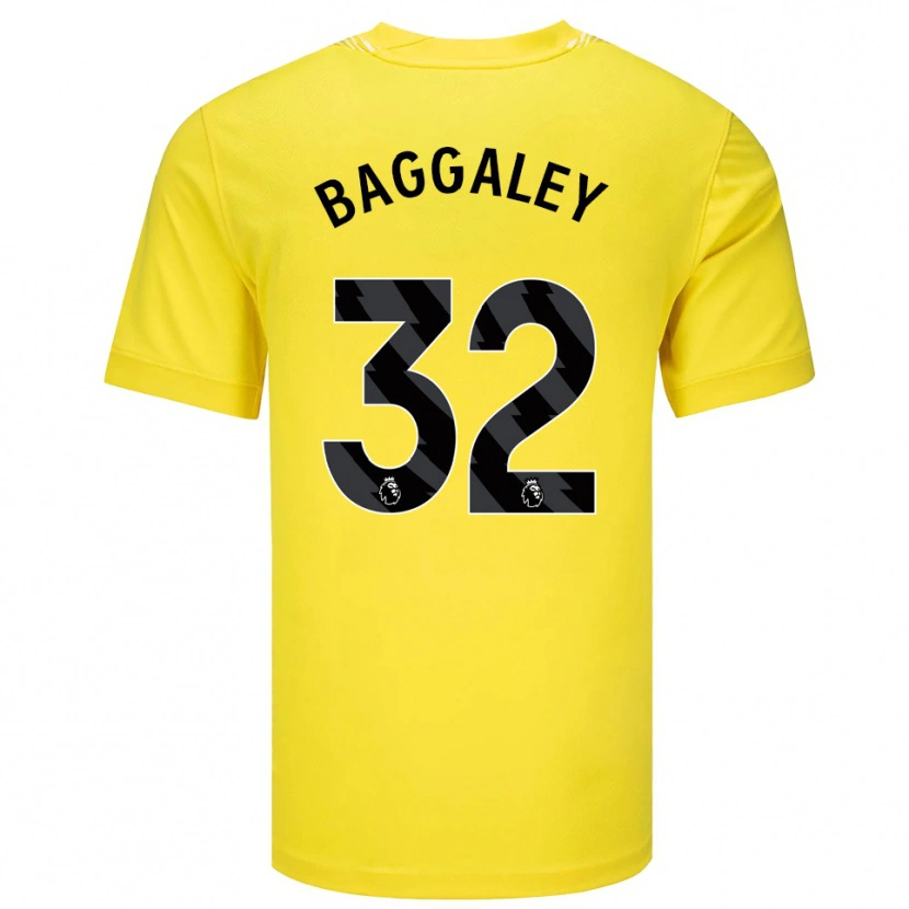 Danxen Herren Sophie Baggaley #32 Trikot Gelb Schwarz Torwarttrikot 2025/26 Österreich