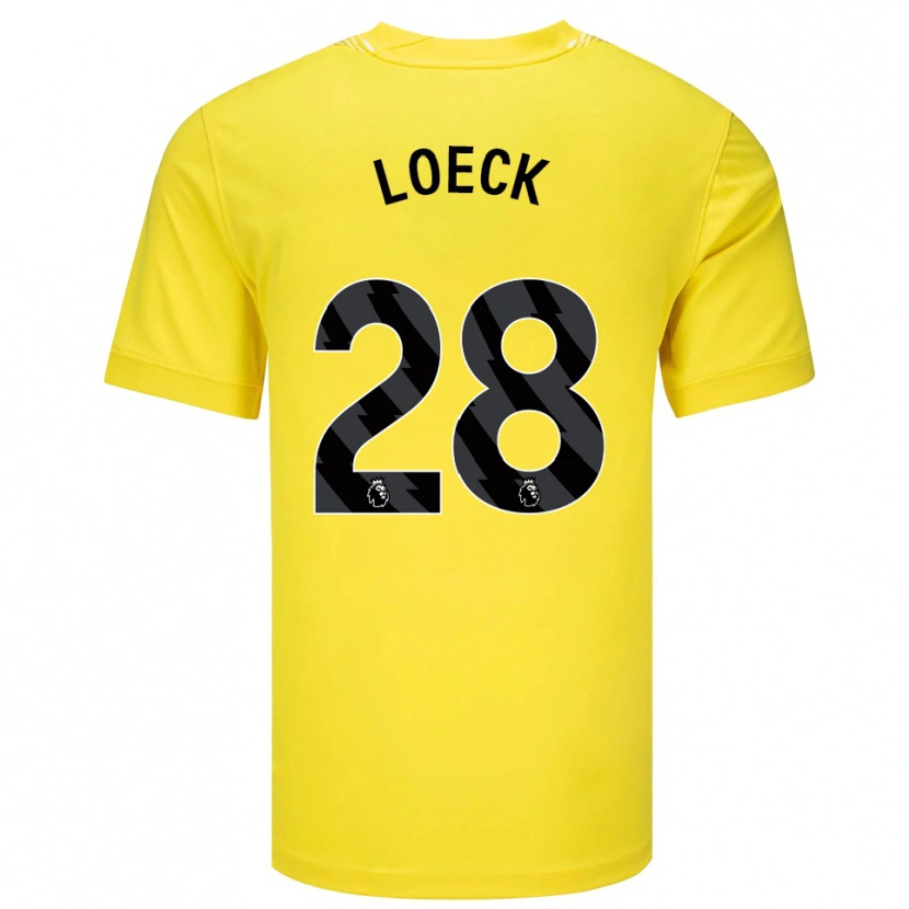 Danxen Herren Melina Loeck #28 Trikot Gelb Schwarz Torwarttrikot 2025/26 Österreich